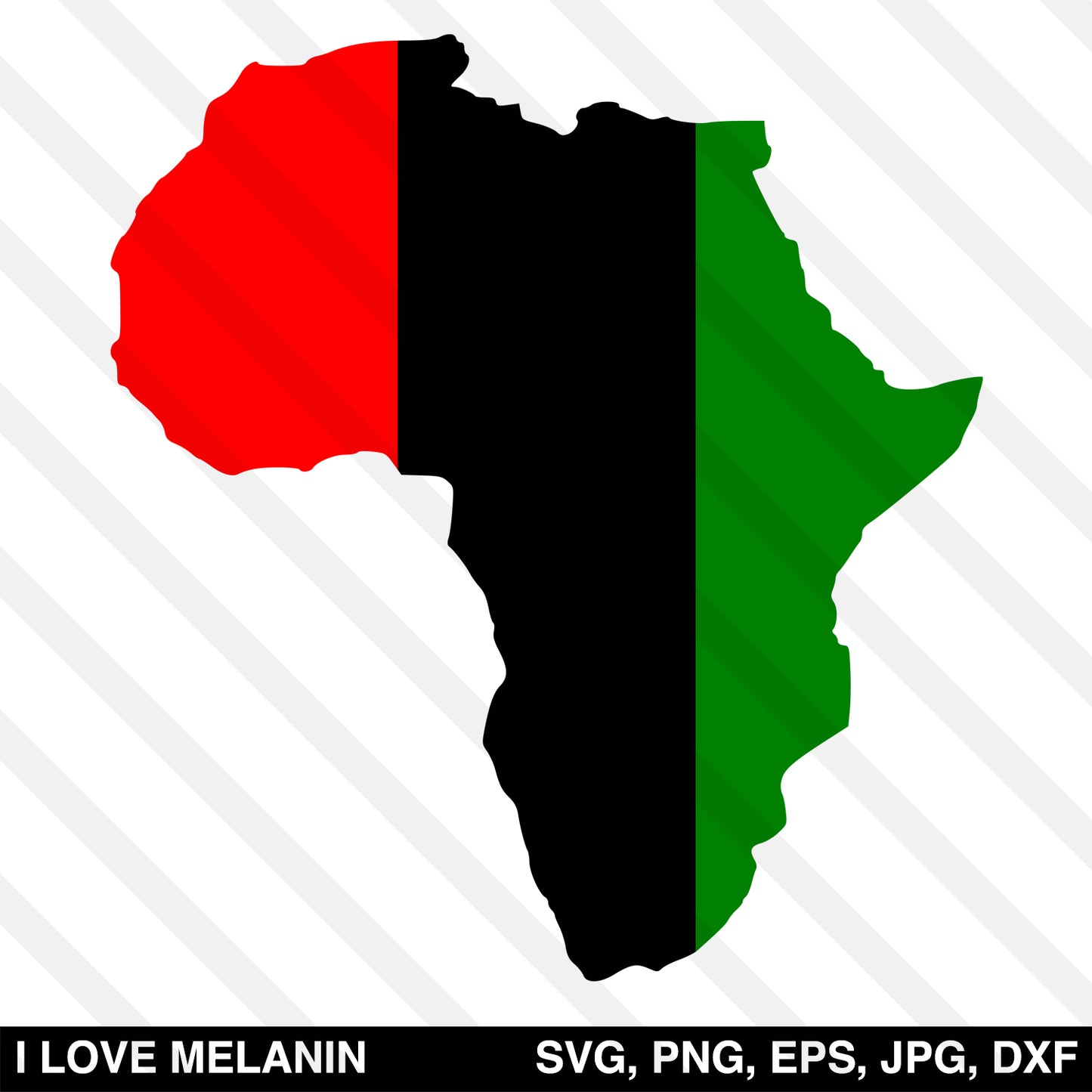 Africa Continent Map SVG