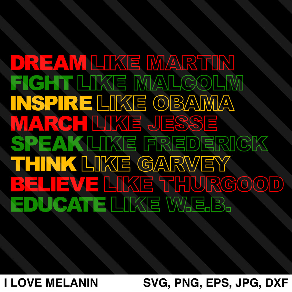 Dream Like Martin SVG