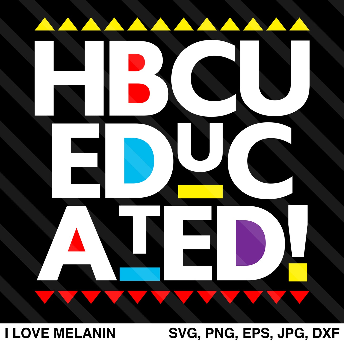 HBCU Educated SVG