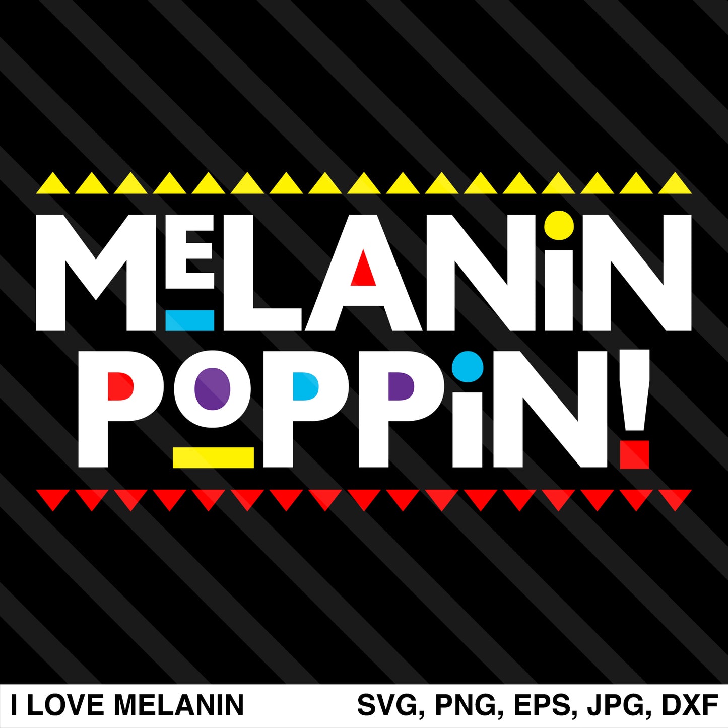 Melanin Poppin SVG