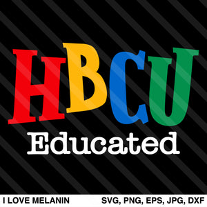 Living HBCU Educated SVG