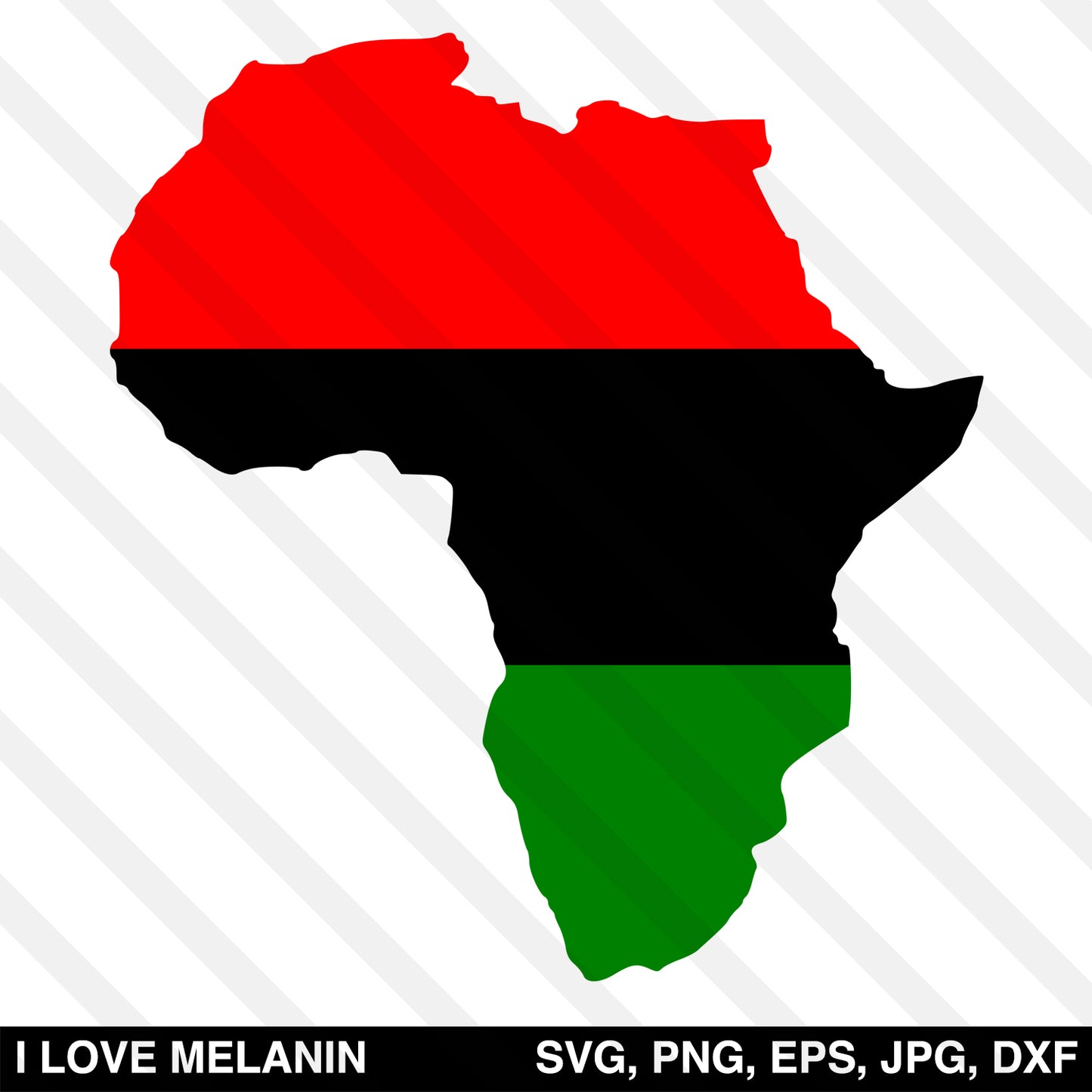 Africa Continent Map SVG