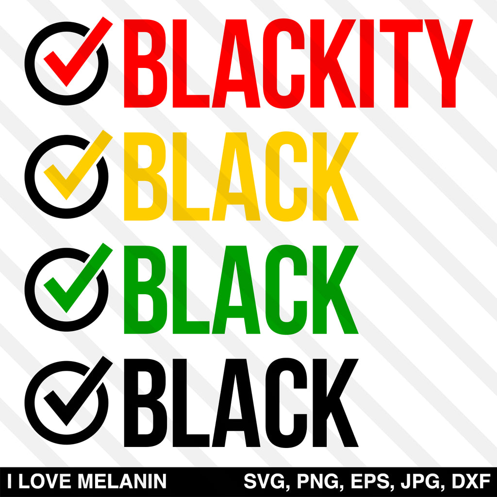 Blackity Black Black Black SVG