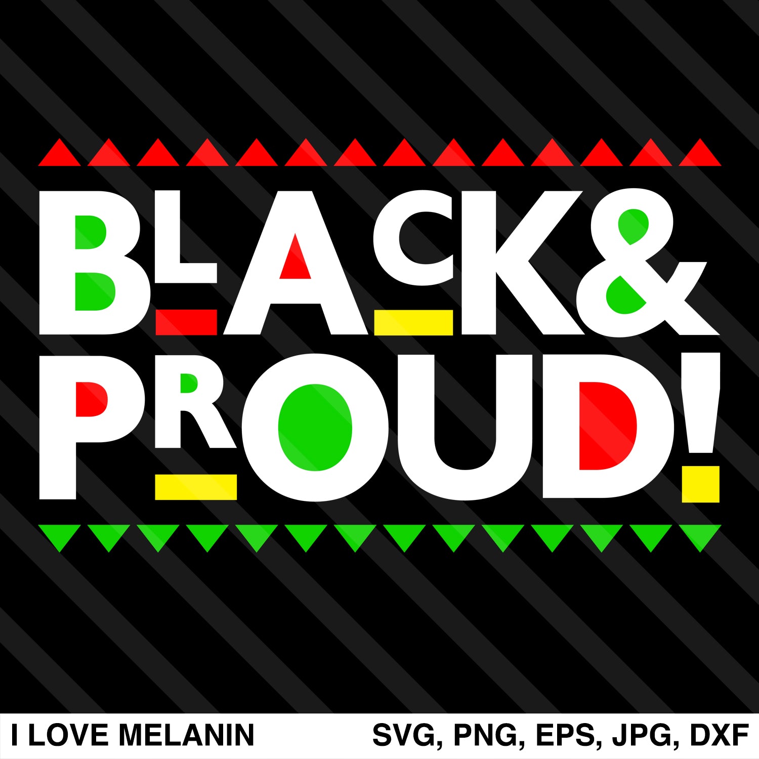 Black And Proud SVG