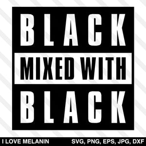 Black Mixed With Black SVG