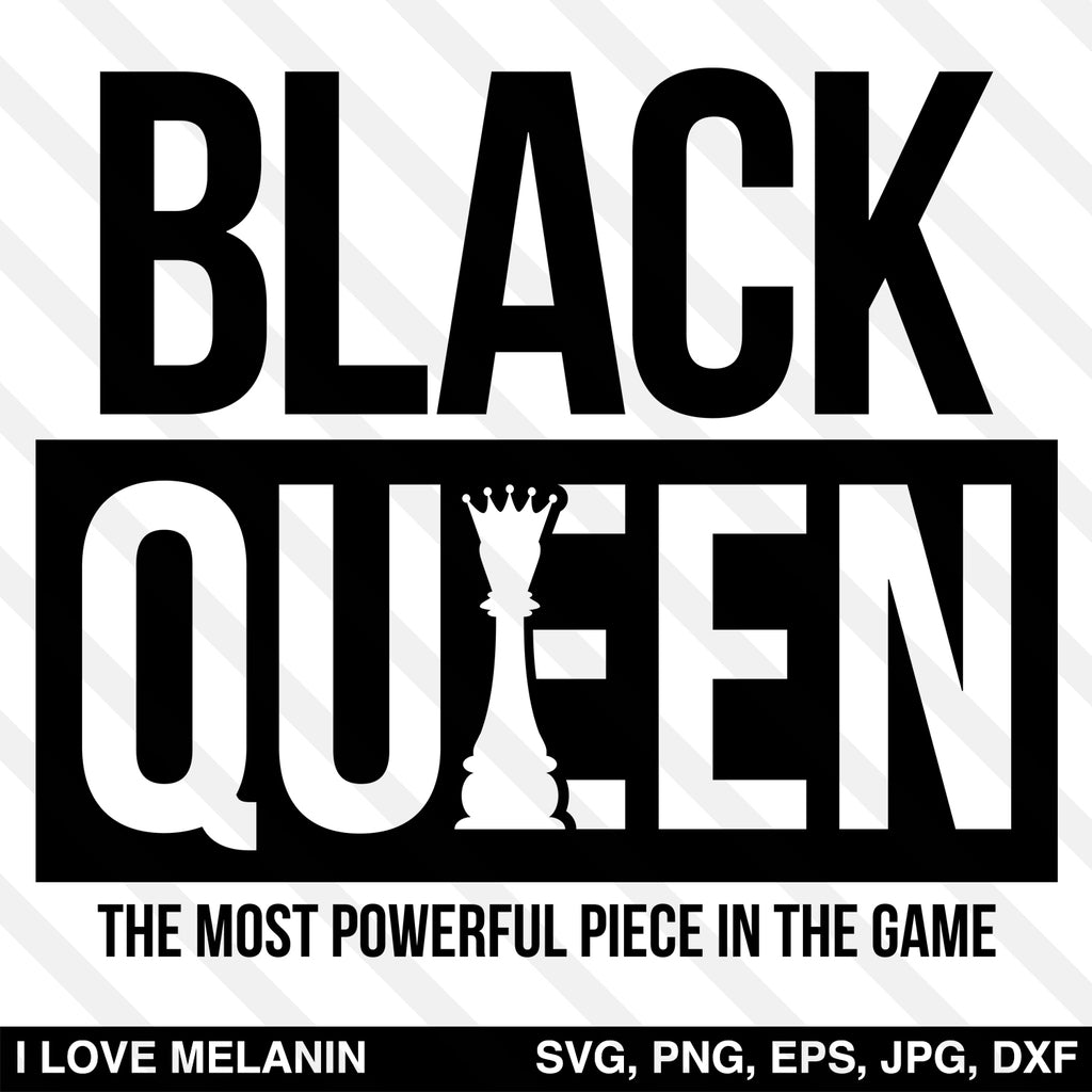 Black Queen Chess SVG