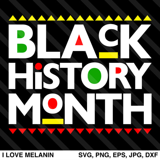 Black History Month SVG