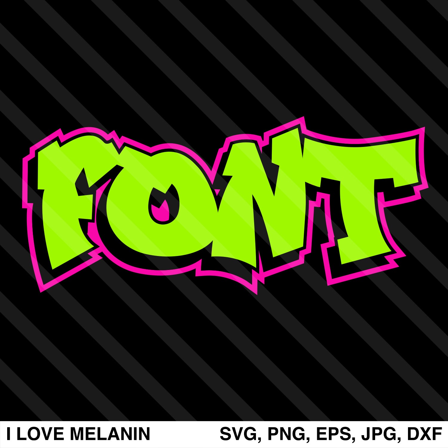 Fresh Graffiti Font SVG