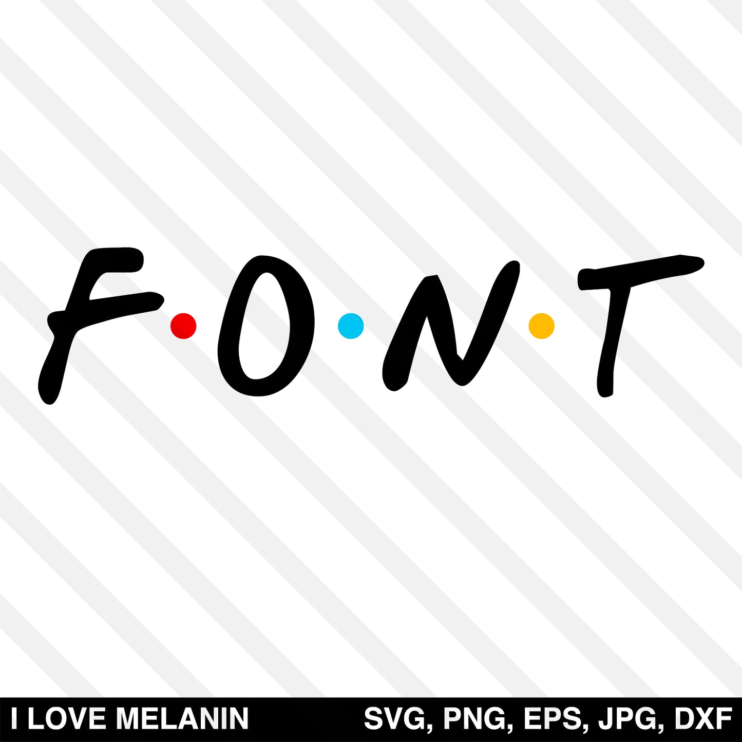 Friends Font SVG