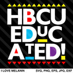 HBCU Educated SVG