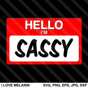 Hello I'm Sassy SVG