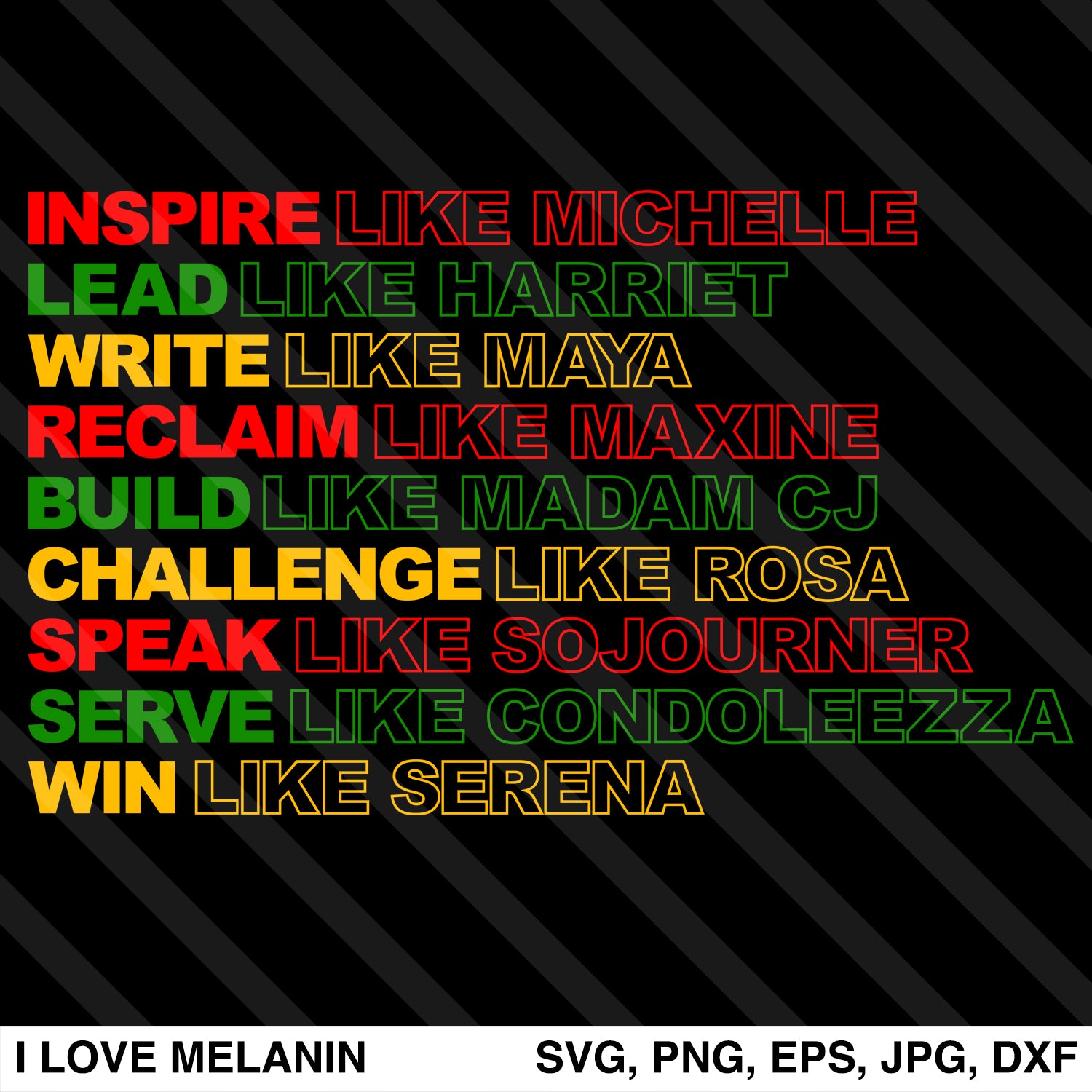 Inspire Like Michelle SVG