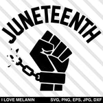 Juneteenth Freedom Fist SVG