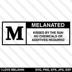 Melanated Rating SVG