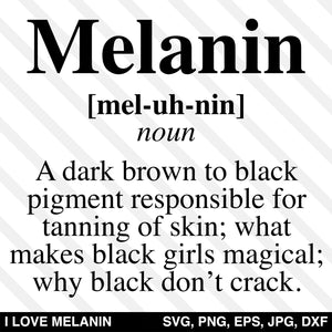 Melanin Definition SVG
