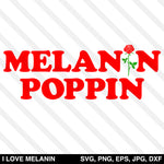 Melanin Poppin Rose SVG
