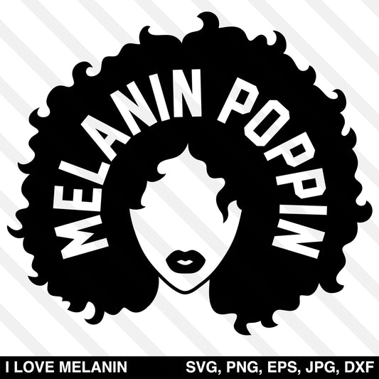 Melanin Poppin SVG