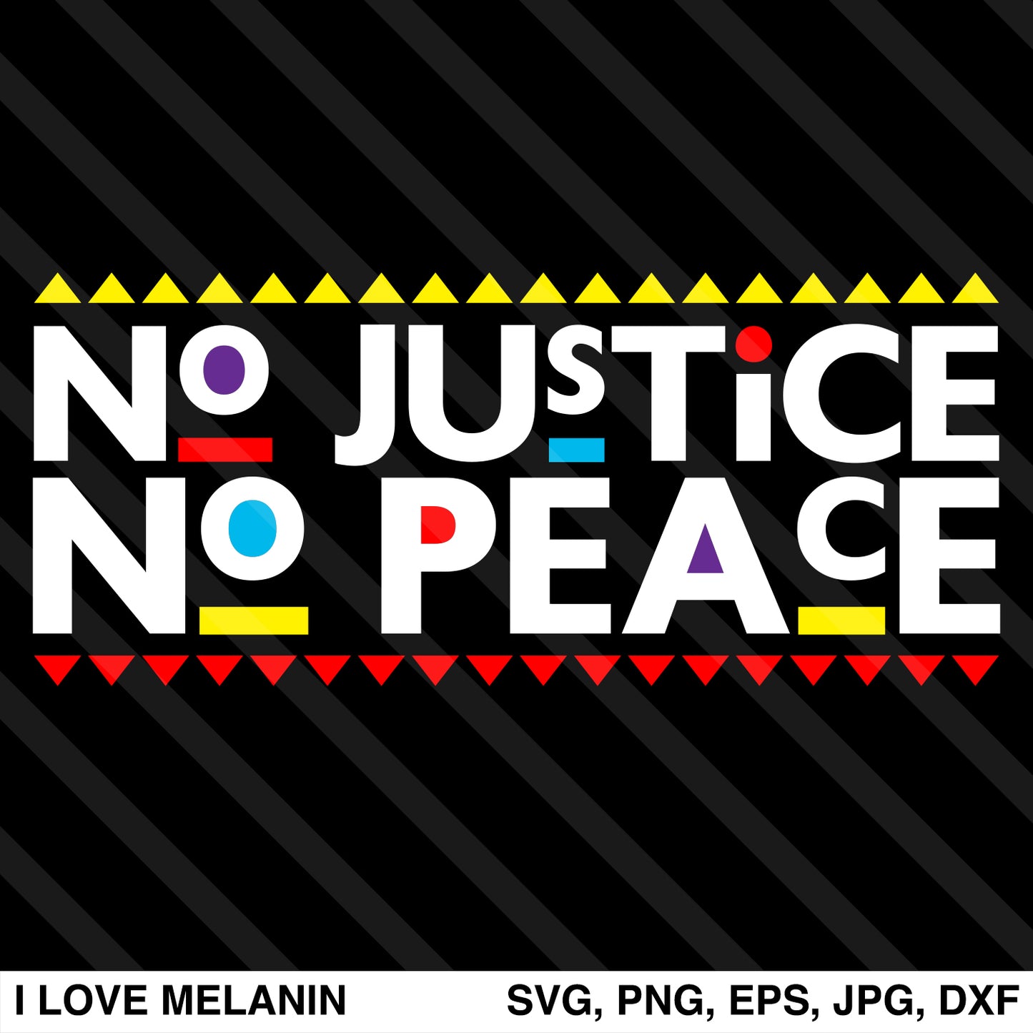 No Justice No Peace SVG