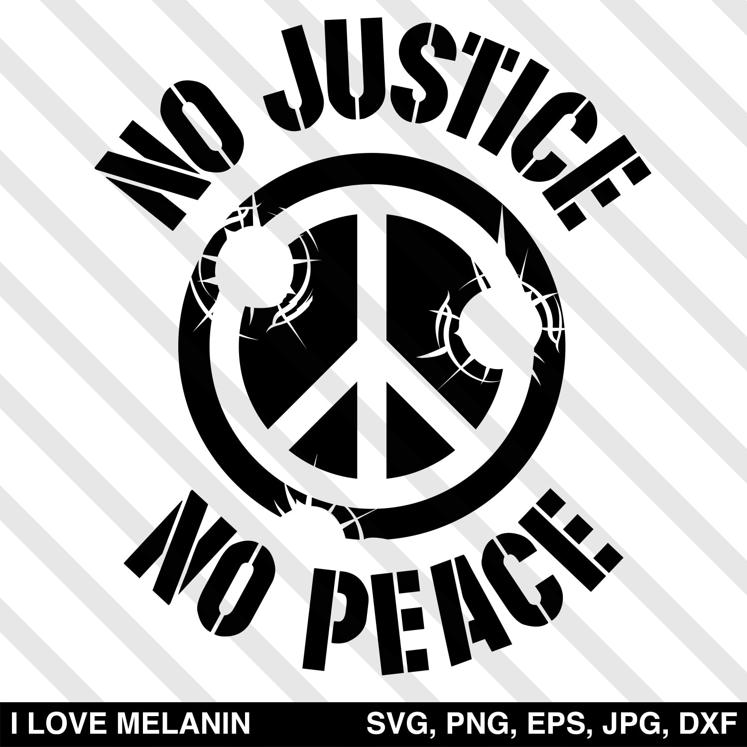 No Justice No Peace SVG