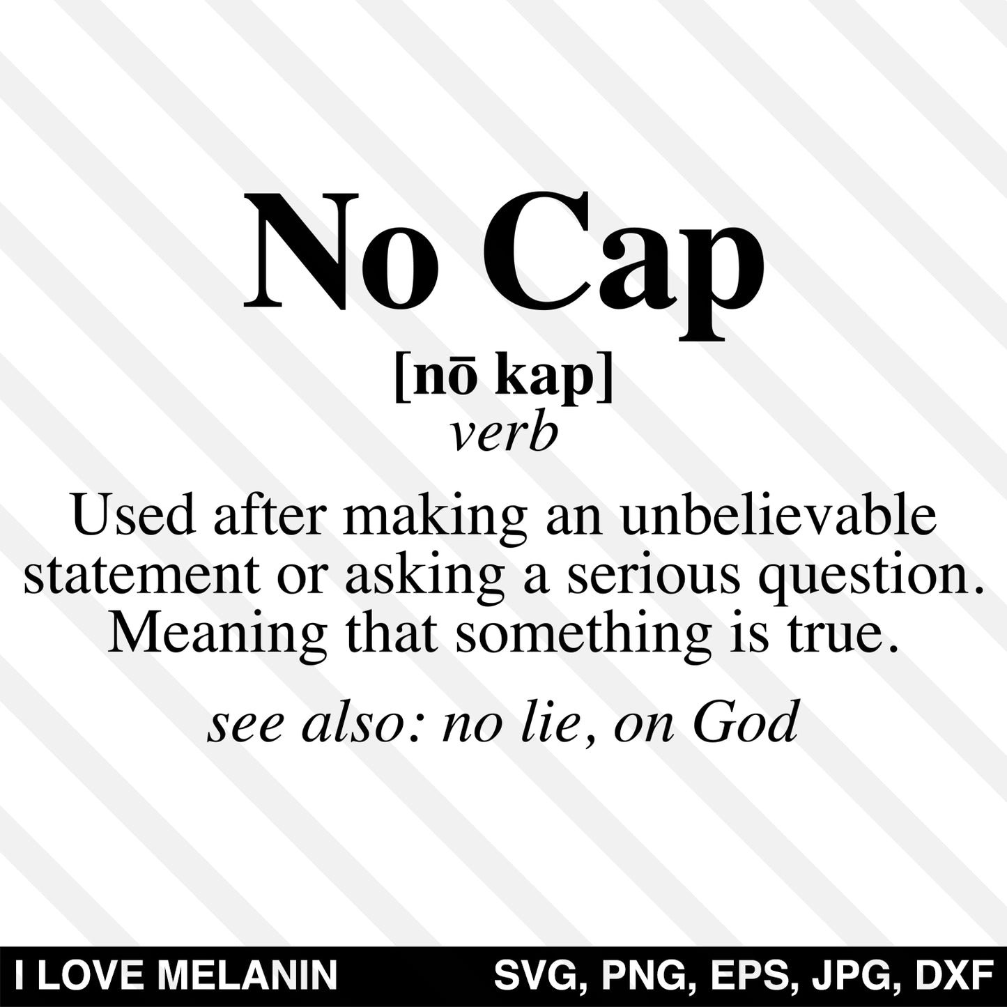 No Cap Definition SVG