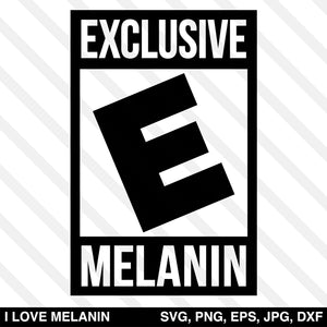 Rated Exclusive Melanin SVG