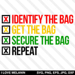 Secure The Bag Steps SVG